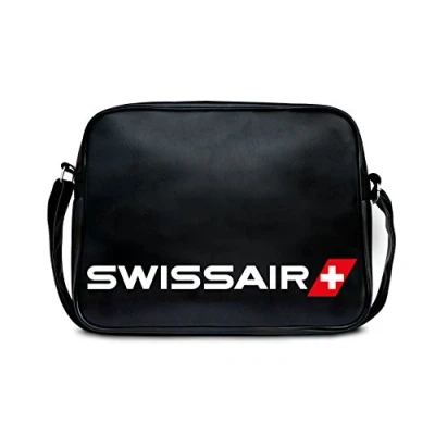 Abbildung von Logoshirt Swissair Umhängetasche, Größe: One Size, Schwarz