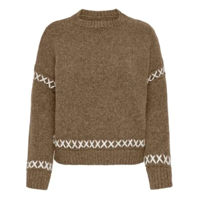 Abbildung von ONLY Rundhalspullover &quot;ONLAMANDA LIFE LS O NECK DETAIL CC KNT&quot;