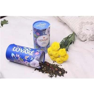 Abbildung von Lovare Tee 1001 Nacht schwarz in Tube Lose 80g