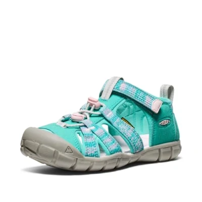 Abbildung von Keen Seacamp Trekkingsandale für Kinder, Größe: 31, Bright aqua/giggle pink Schuhe