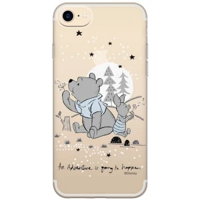 Abbildung von ERT GROUP Original und offiziell Lizenziertes Disney Winnie The Pooh Handyhülle für iPhone 7/8/ SE 2 optimal an die Form des Smartphones angepasst, Schutzhülle aus Silikon, teilweise transparent