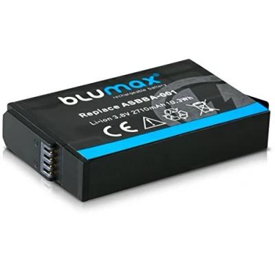 Abbildung von Blumax Akku für GoPro Hero Fusion (ASBBA 001 / Li Ion 2710mAh 3.8 V 10.3Wh)