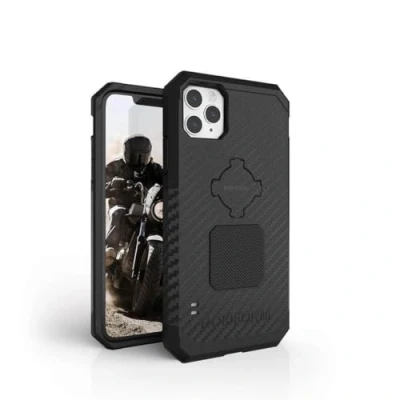 Abbildung von Rokform iPhone 11 Pro Hülle, magnetisch mit Dreh Verriegelung Handyhülle nach Militärstandards geprüft Rugged Series (Schwarz)