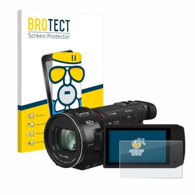 Abbildung von BROTECT Entspiegelungs Schutzglas für Panasonic HC VXF11 Schutz Folie Panzerfolie Glas Matt [Extrem Kratzfest 9H, Anti Reflex, Fingerprint]