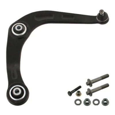 Abbildung von FEBI BILSTEIN 40770 Querlenker mit Anbaumaterial Vorderachse rechts, unten Stahlguss PEUGEOT: 206 Schrägheck, SW