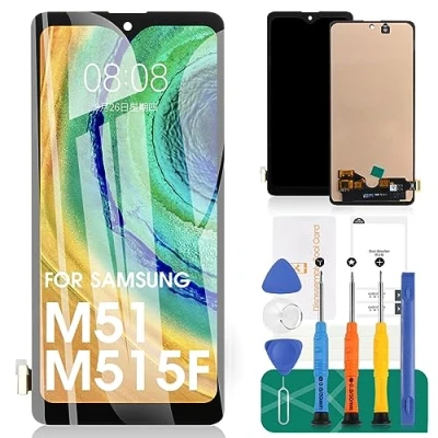 Abbildung von Für Samsung Galaxy M51 LCD Bildschirm Ersatz Display M515 Touch Digitizer Montage SM M515F Reparatur Teile Kits(OLED,Originalgröße