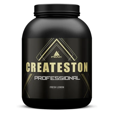 Abbildung von PEAK Createston Professional 3150g Geschmack Fresh Lemon I Post Workout ALL in One über 90 Schlüsselsubstrate mit Whey Hydrolysat &amp; Isolat Creatin AKG Kohlenhydratmatrix 3150 g