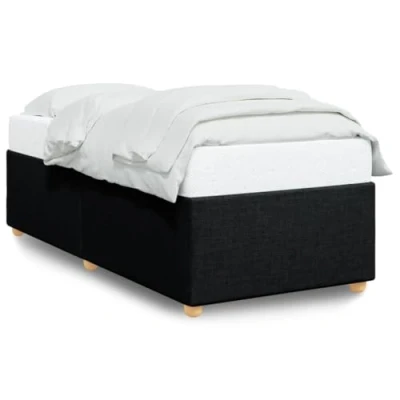 Abbildung von vidaXL Bett Bettgestell Schwarz 90x190 cm Stoff