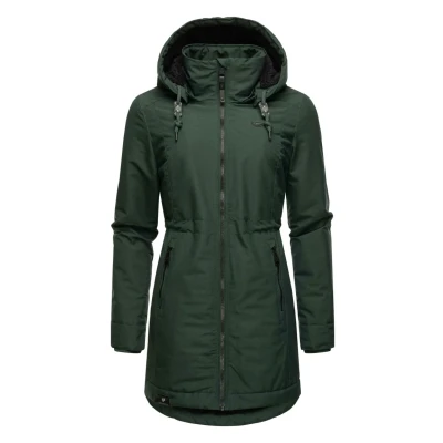 Abbildung von Ragwear Dakkota Regenjacke / wasserabweisende Jacke, Damen, Größe: XS, Dark green