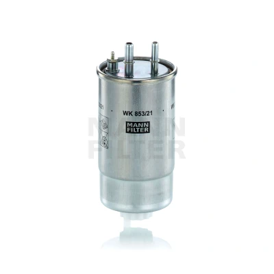 Abbildung von MANN FILTER WK 853/21 Kraftstofffilter Leitungsfilter 9,5 FIAT: Croma II Kombi, BRAVO 2, Ducato III Pritsche / Fahrgestell
