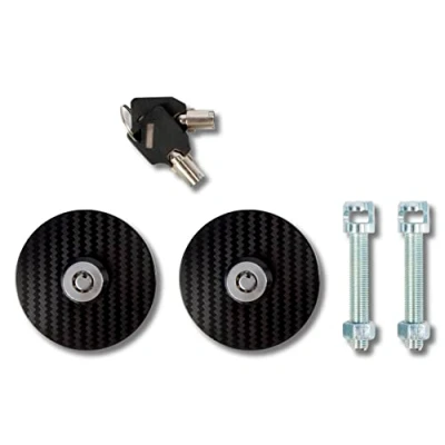 Abbildung von OCC MOTOR SPORT SCHWARZ/SILBER KIT MOTORHAUBENVERSCHLUSS MIT SCHLÜSSEL