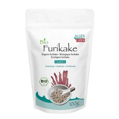 Abbildung von ALGENLADEN BIO Furikake 100g japanische Gewürzmischung mit schwarzem und weißem Sesam