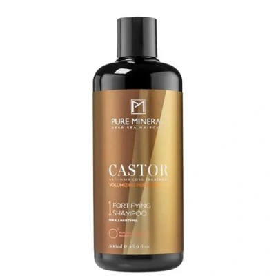 Abbildung von Pure Mineral Shampoo mit Rizinusöl Kräftigend und reparierend für schwaches Haar Omega 9 Ohne Sulfate, Parabene, Petrolate 500ml