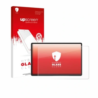 Abbildung von upscreen Schutzglas für Samsung Galaxy Tab S9 Plus WiFi / 5G Schutzfolie, Glas Folie [Klar, 9H Panzerschutz, Anti Fingerprint]