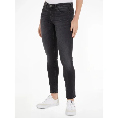 Abbildung von Tommy Jeans Skinny fit &quot;Tommy Damenjeans Low Waist Skinny&quot;, mit Waschung, Logo Badge