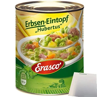 Abbildung von Erasco Erbsen Eintopf Hubertus 1er Pack (1x800g Dose) + usy Block