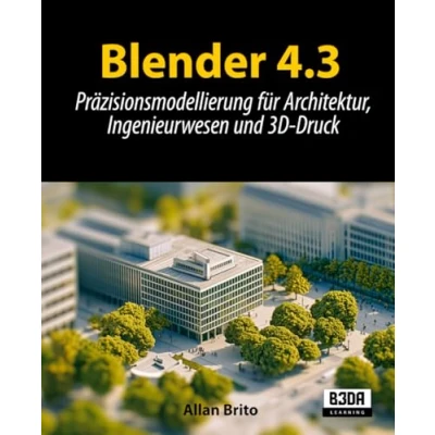 Abbildung von Blender 4.3: Präzisionsmodellierung für Architektur, Ingenieurwesen und 3D Druck