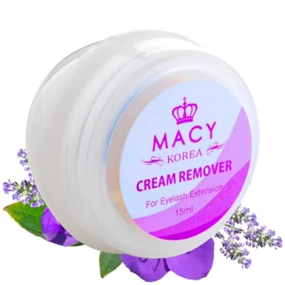 Abbildung von P Beauty Wimpernremover Cream Macy Lash Extension Entferner Entfernung Wimpernverlängerung &amp; Wimpernkleber hautfreundliche, schnelle Kleberentfernung für künstliche Wimpern 15g Geruchlos