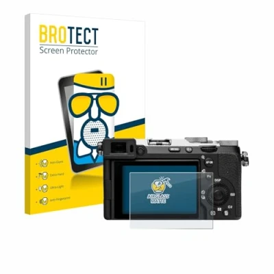 Abbildung von BROTECT Entspiegelungs Schutzglas für Sony Alpha 7C II (ILCE 7CM2) Schutz Folie Panzerfolie Glas Matt [Extrem Kratzfest 9H, Anti Reflex]