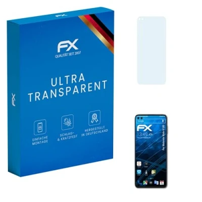 Abbildung von atFoliX Schutzfolie kompatibel mit Motorola Moto G100 Folie, ultraklare FX Displayschutzfolie (3X)