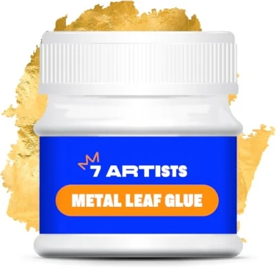 Abbildung von 7 Artists Bastelkleber Anlegemilch Blattgold Kleber auf Wasserbasis 50ml Anlegemilch,