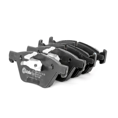 Abbildung von BREMBO P 06 036 Bremsbelagsatz für Verschleißwarnanzeiger vorbereitet mit Kolbenclip ohne Zubehör BMW: 3 Touring, Limousine, Coupe kfzteile,