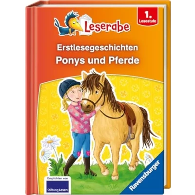 Abbildung von Erstlesegeschichten: Ponys und Pferde Leserabe 1. Klasse Erstlesebuch für Kinder ab 6 Jahren (Leserabe Sonderausgaben)