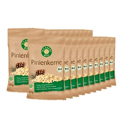 Abbildung von 20x CLASEN BIO Pinienkerne, glutenfrei, vegan, naturbelassen 50 g