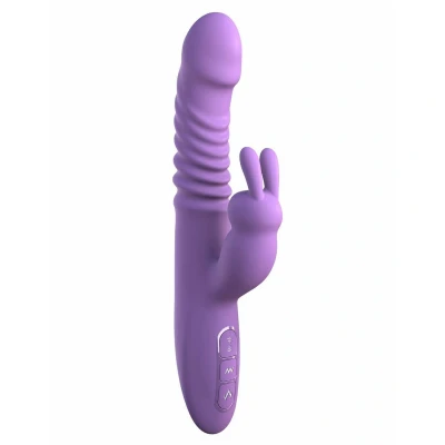 Abbildung von Stoßvibrator “her thrusting silicone rabbit, mit Heizfunktion