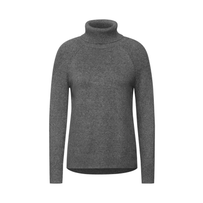 Abbildung von Cecil Rollkragenp Strickpullover, Damen, Größe: Medium, Grau
