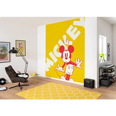Abbildung von Komar Vliestapete &quot;Mickey Contrast&quot;, 200x250 cm (Breite x Höhe), Vliestapete, 100 Bahnbreite