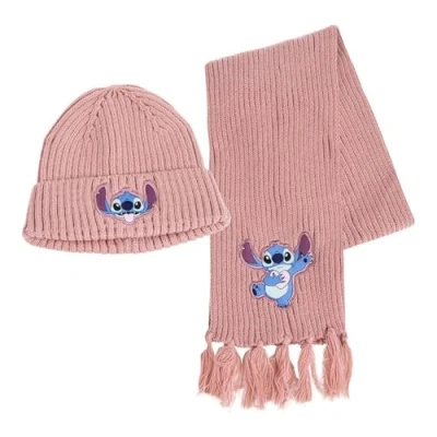Abbildung von Disney 2 SET Pieces Stitch Schal für Kinder, Größe: One Size, Pink
