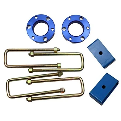 Abbildung von JINGLING 32JINLING 32 mm Vorderradaufhängung und 51 Hinterradaufhängung Blöcke Distanzstücke Lift Up Kits für Navara D40 NP300 Frontier 20052014 Raise Adapter Federbeinfedern (vorne hinten)