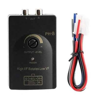 Abbildung von Broco Auto RCA Stereo Lautsprecher Hoch bis Low Level Converter mit Verzögerungsfunktion