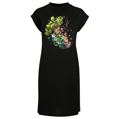 Abbildung von F4NT4STIC BLÜTEN BAUM Jerseykleid, Damen, Größe: 3XL, Schwarz