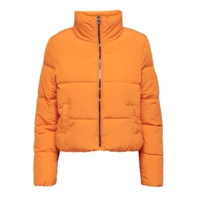 Abbildung von ONLY Damen ONLDOLLY Short Puffer Jacket OTW NOOS Jacke, Russet Orange, XXL