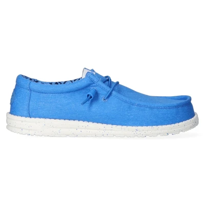 Abbildung von Hey Dude Wally Sportlicher Schnürer, Herren, Größe: 44, Blue Schuhe