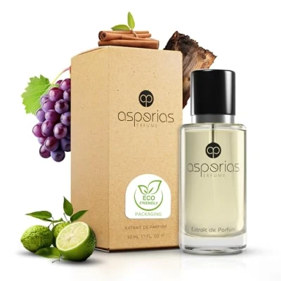 Abbildung von asperias 009 Aromabomb Extrait de Parfum langanhaltender Duft Parfüm Herren Gourmand &amp; Holzig (50ml)