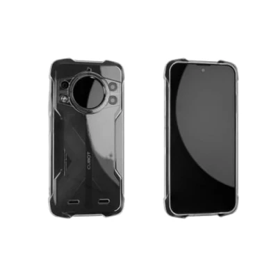 Abbildung von caseroxx Schutz Hülle TPU kompatibel mit Cubot Kingkong 9, Gummi Handy Tasche transparent