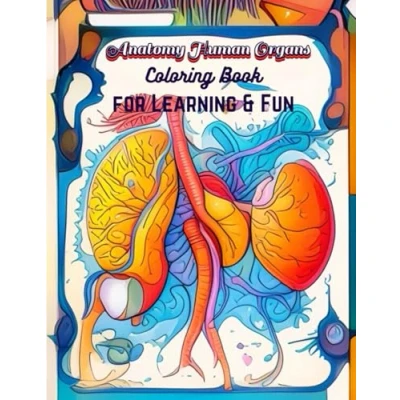Abbildung von Anatomy Human Organs Coloring Book for Learning &amp; Fun