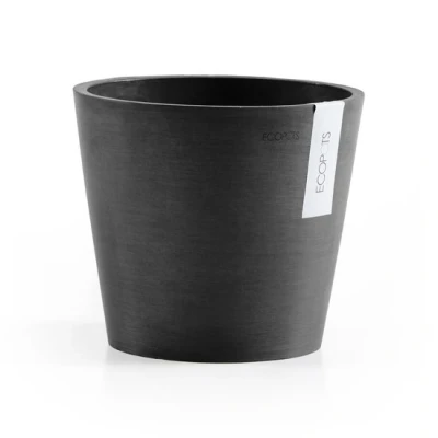 Abbildung von Ecopots Amsterdam 20 cm dunkelgrau Pflanzen /Blumentopf