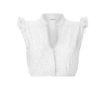 Abbildung von Stockerpoint Damen Oriana Dirndlbluse, Weiss, 36
