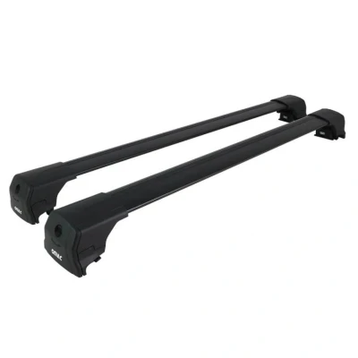 Abbildung von OMAC Dachträger Gepäckträger kompatibel mit Dacia Lodgy MPV 2012 2024 TÜV ABE Aluminium Schwarz