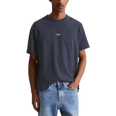 Abbildung von Marc O&#039;Polo Denim Tshirt basic, Herren, Größe: Small, True navy