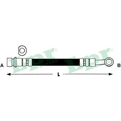 Abbildung von Bremsschlauch LPR 6T48142