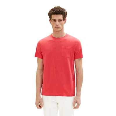 Abbildung von TOM TAILOR Herren Basic T Shirt mit Brusttasche