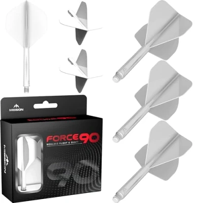 Abbildung von Mission Force 90 White NO2 Dart Flights Inbetween
