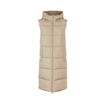 Abbildung von Pieces Pcbee Newlong Puffer Weste, Damen, Größe: Medium, Silver mink