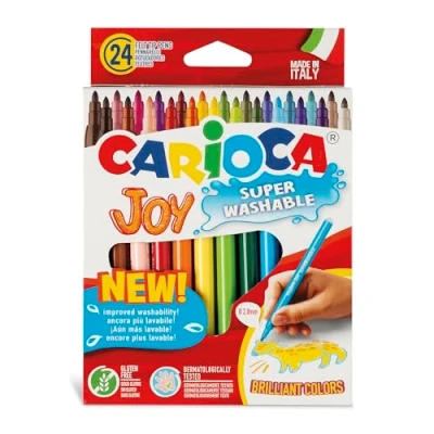 Abbildung von Carioca Joy Superwashable Filzschreiber Spitze Pen (Box Of 24)