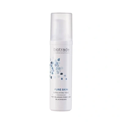 Abbildung von Pure Skin exfolierendes Tonikum 60ml Bei devitalisierter Haut mit vergrößerten Poren Mitessern und ungleichmäßigem Teint Von Biotrade
